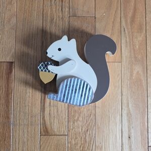 Charming Squirrel Fall Decor - Brown and Cream